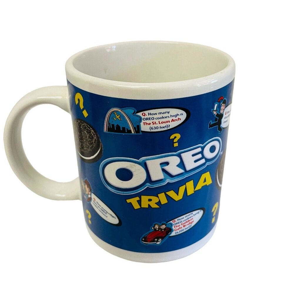 Oreo Trivia Mug By Houston Harvest Gift Products White blue‎